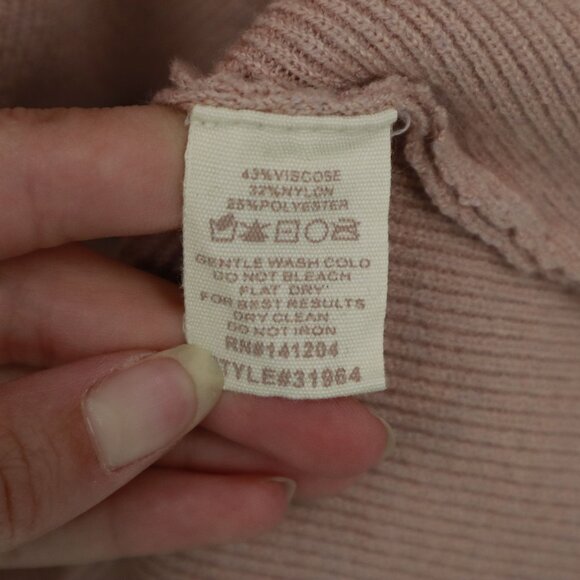 Hem & Thread Cardigan Womens M/L Pink Boho Casual Elegant Modern Relaxed Lounge - Picture 4 of 15